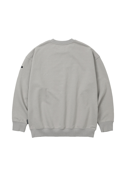 [PBA] AJOLICA Collage Sweatshirt [GREY]