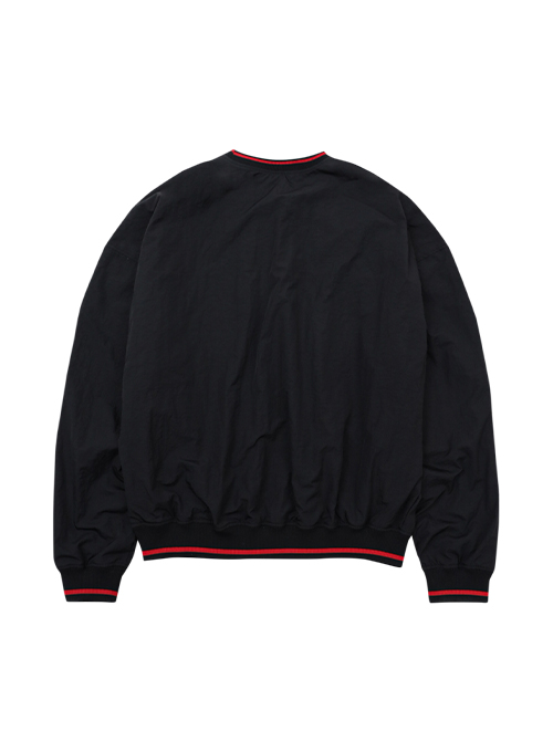 [PBA] Total Logo Nylon Sweatshirt [BLACK]