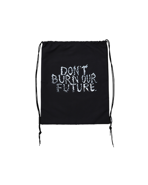 아조바이아조 DBOF 3D Drawstring Bag (BLACK)