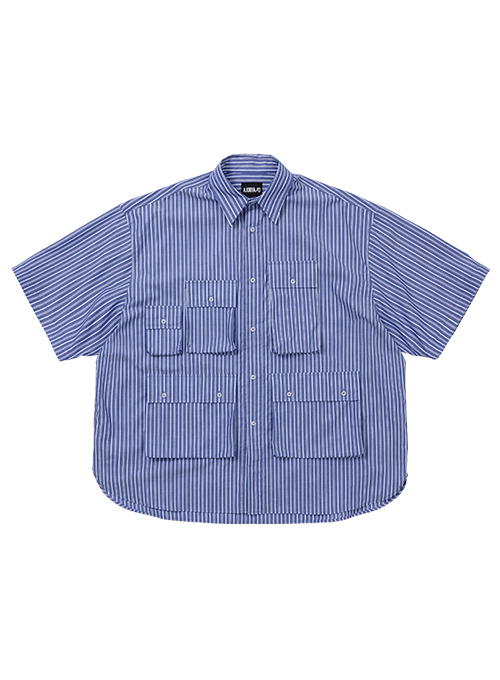 Fisherman Stripe Shirt [BLUE]