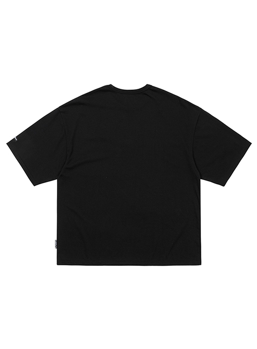 Total Logo Embroidered T-Shirt [BLACK]