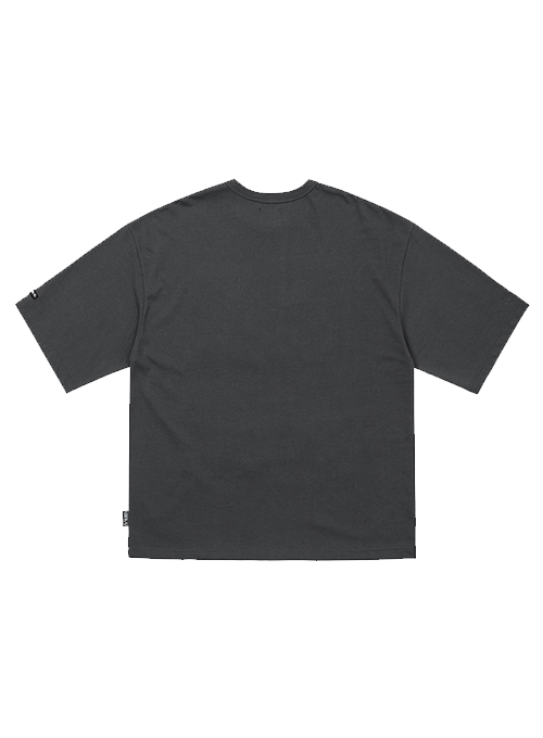 Shadow Boxing Applique T-Shirt [CHARCOAL]