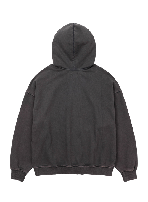 Total Logo Washed Hoodie [CHARCOAL]