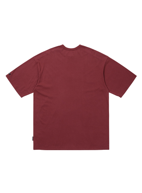 [PBA] DBOF Collage T-Shirt [BURGUNDY]