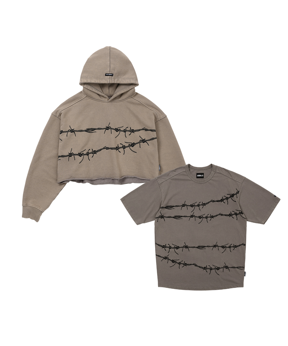 AJO BY AJO아조바이아조 [SET] Barbed Wire SET [BEIGE]