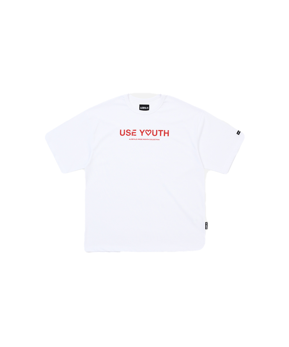 AJO BY AJO아조바이아조 Use Youth T-Shirt [WHITE]